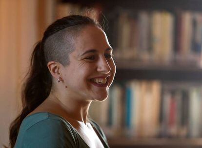 Cristina Morales, premio Nacional de Narrativa, en la embajada española de La Habana el 22 de octubre, día en que se falló el galardón.