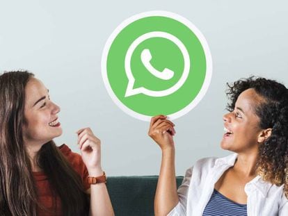 Logo WhatsApp con chicas