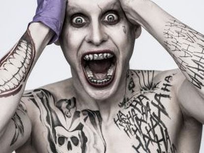 El actor Jared Leto metido en su papel de El Joker.