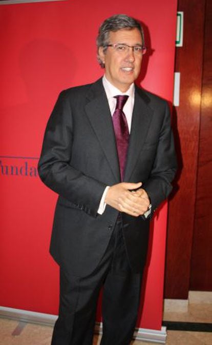 El periodista Ernesto Sáenz de Buruaga.