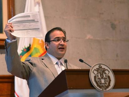 El gobernador de Veracruz, Javier Duarte