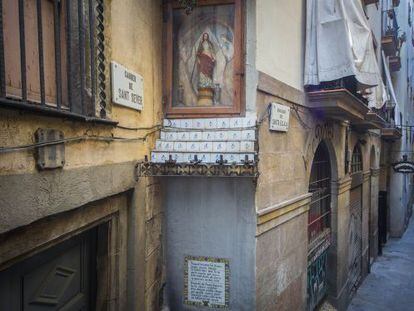 Capella dedicada a Santa Eulàlia al carrer de Sant Sever.
