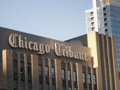 La fachada del 'Chicago Tribune'.