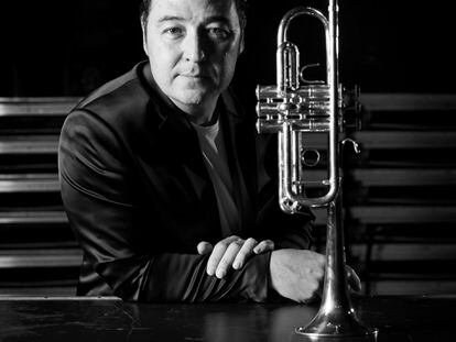 John Aigi, trompetista de la Orquesta Sinfónica de Galicia, en una imagen cedida por la formación.