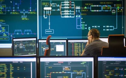 El Centro de Control de Distribución de Gas Natural Fenosa en Barcelona.