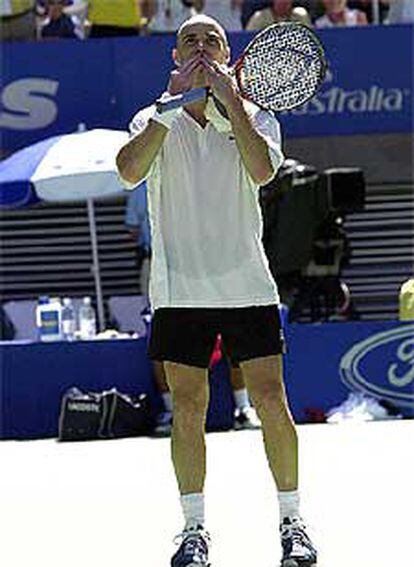 El tenista André Agassi.