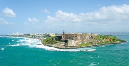 Castillo de San Felipe del Morro en San Juan de Puerto Rico.