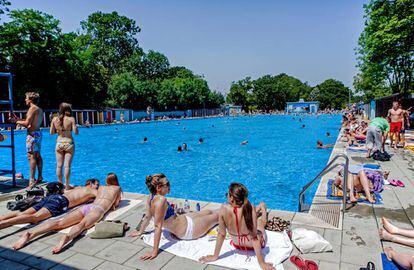 Tooting Bec Lido, una piscina pública al aire libre en el sur londinense.