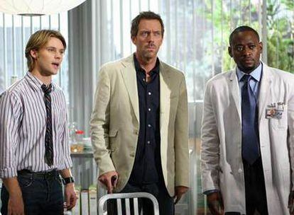 Los principales  protagonistas de la serie <i>House,</i> emitida en Cuatro.