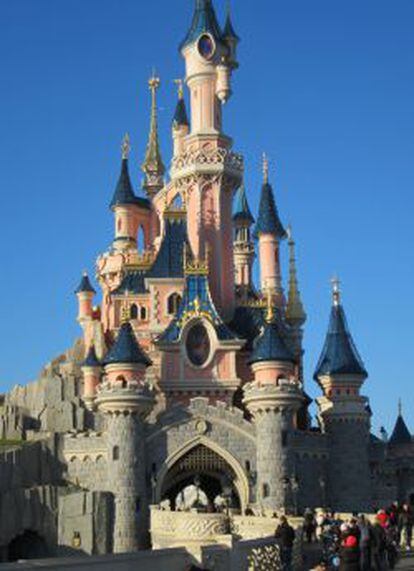 El Castillo de la Cenicienta en Disneyland Par&iacute;s.