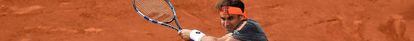 Ferrer, durante un partido en Roland Garros.