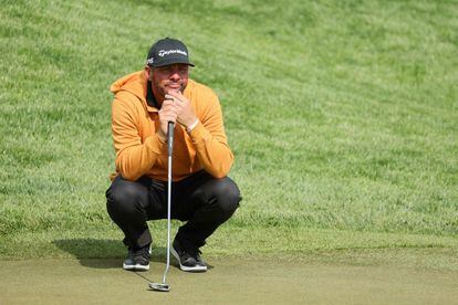 Michael Block, durante la segunda jornada del PGA Championship.