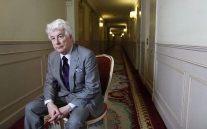 El escritor galés Ken Follett, durante su visita a Madrid.