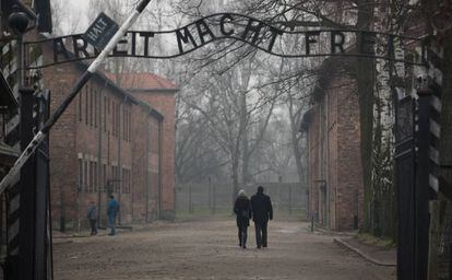 Entrada de Auschwitz, el 27 de enero de 2018.