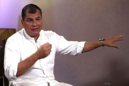 Rafael Correa, presidente de Ecuador