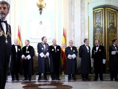 Apertura del Año Judicial presidida por el presidente del Tribunal Supremo Carlos Lesmes.