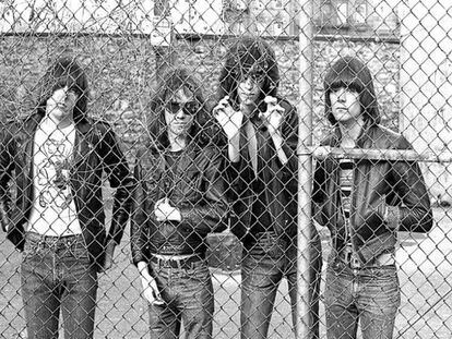 The Ramones en una imagen de 1976 en Nueva York.
