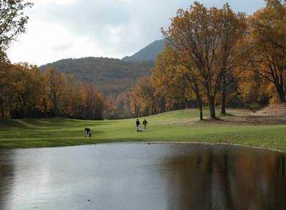 Campo de golf de La Herrería, en San Lorenzo de El Escorial.