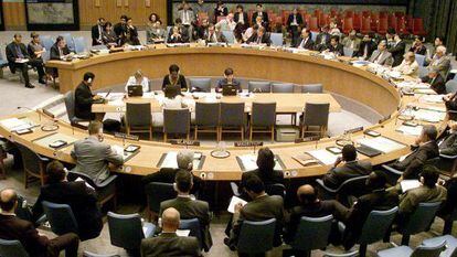 Una reuni&oacute;n del Consejo de Seguridad de la ONU