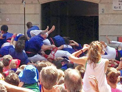 La caiguda va ser durant una actuaci&oacute; a la Vila de Gr&agrave;cia