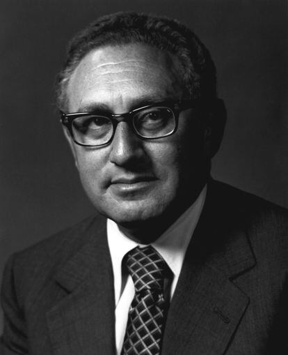 Potret resmi Henry Kissinger saat menjadi Menteri Luar Negeri AS pada tahun 1973.