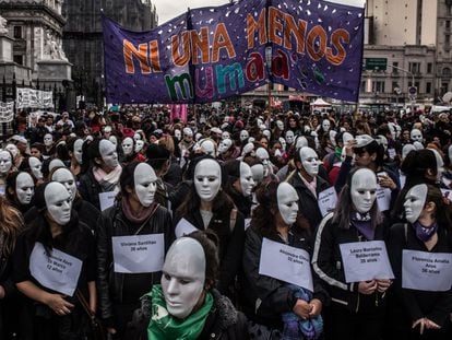 Protesta contra las distintas violencias que sufren las mujeres el 30 de septiembre de 2019.