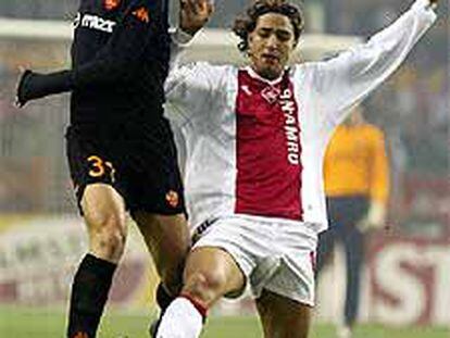 Mido, en un Ajax-Roma de la Liga de Campeones de esta temporada.
