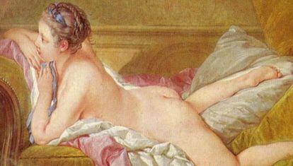 &#039;Desnudo recostado&#039;, de Boucher.