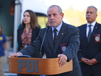 Sergio Muñoz Yáñez, director de la Policía De Investigaciones de Chile (PDI), el 5 de marzo.