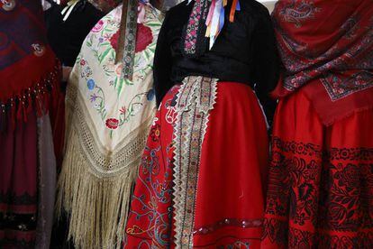 Detalle de los trajes tradicionales de la región.