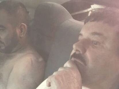 'El Chapo' Guzmán, detenido. Las autoridades han confirmado la autenticidad de la foto.