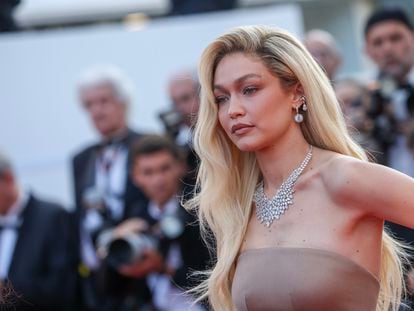 Gigi Hadid durante el 76º festival anual de cine de Cannes, el 21 de mayo de 2023.