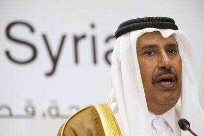 El jeque Hamad bin Jassim al-Thani, en junio de 2013