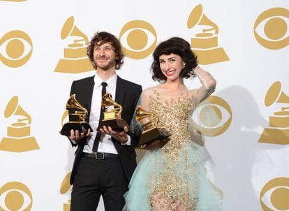 Gotye y Kimbra, intérpretes del éxito 'Somebody That I Used to Know'.