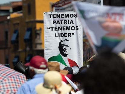 Simpatizantes de Lopez Obrador