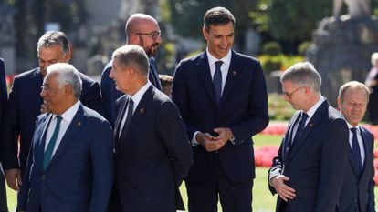 En la imagen, Pedro Sánchez, este jueves en Salzburgo.