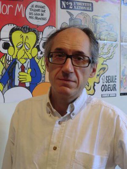Gérard Biard, redactor jefe del semanario francés 'Charlie Hebdo'.