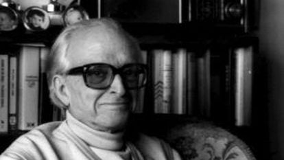 El escritor Pere Calders, en una imagen de 1992.