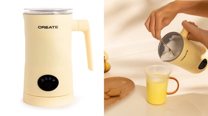 Espumador de leche, espumador de leche recargable eléctrico de 3  velocidades, espumador de leche de mano con batidor de acero inoxidable  para café a – Yaxa Store