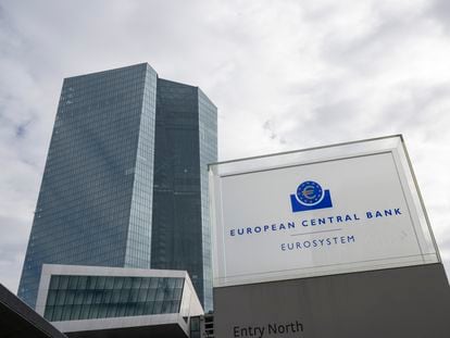 Loa sede del BCE en Fráncfort.