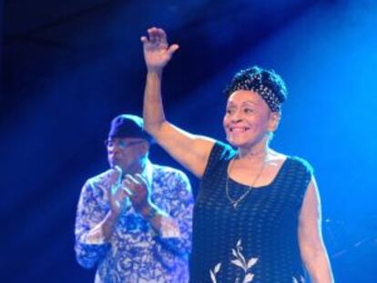 Omara Portuondo y Chucho Valdés, en Vitoria.