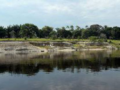 Fotografía del pasado 12 de abril de 2013, ofrece una vista general del río Matavén, en la comunidad de Sarrapia, departamento de Vichada (Colombia). EFE/Archivo