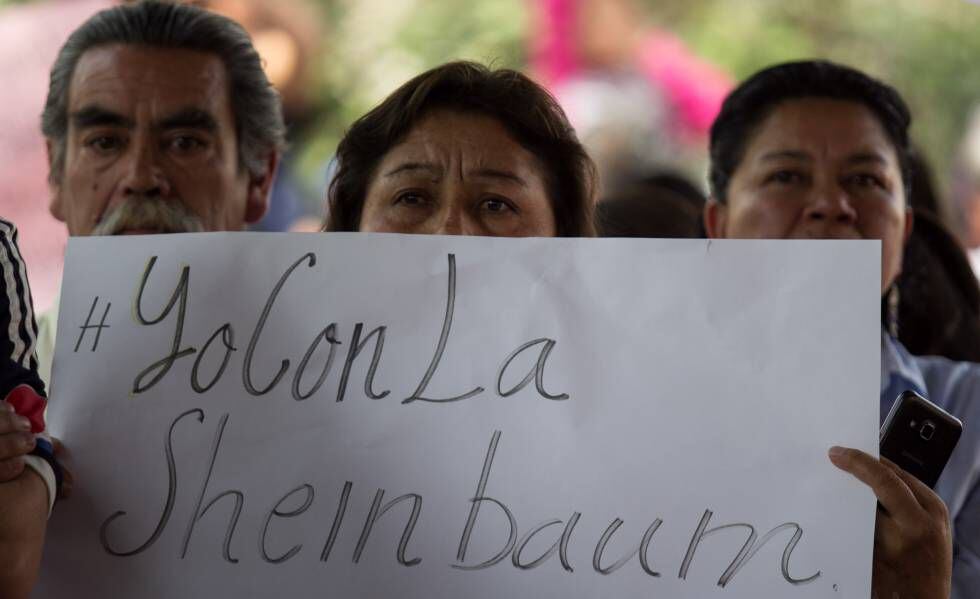 Simpatizantes de Claudia Sheinbaum en Iztapalapa.