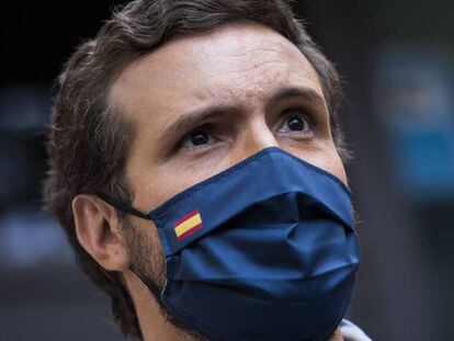 El presidente del Partido Popular, Pablo Casado.