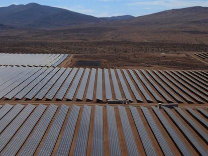 Planta fotovoltaica de Acciona. 