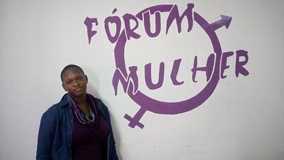 Julia Mpfumo, coordinadora del programa de fortalecimiento institucional de la red mozambique&ntilde;a F&oacute;rum Mulher.