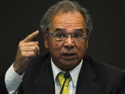 El ministro de Economía brasileño, Paulo Guedes.