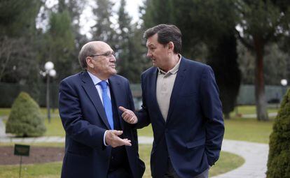 Sandalio Gómez (izquierda) y Antonio Gutiérrez.