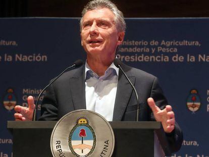 El presidente argentino, Mauricio Macri.