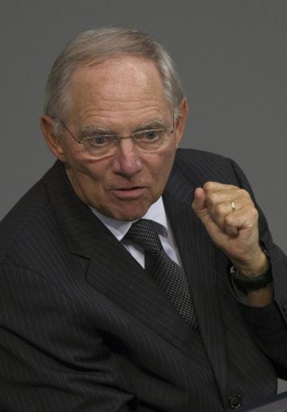 El ministro de Hacienda alemán, Wolfgang Schäuble